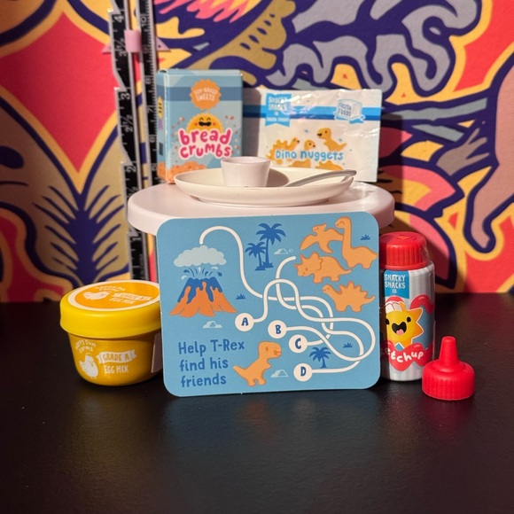 Miniverse Diner Series 3 Rare Trio - Dino Nuggets, Lobster Tail, & Spaghetti - Picture 2 of 4